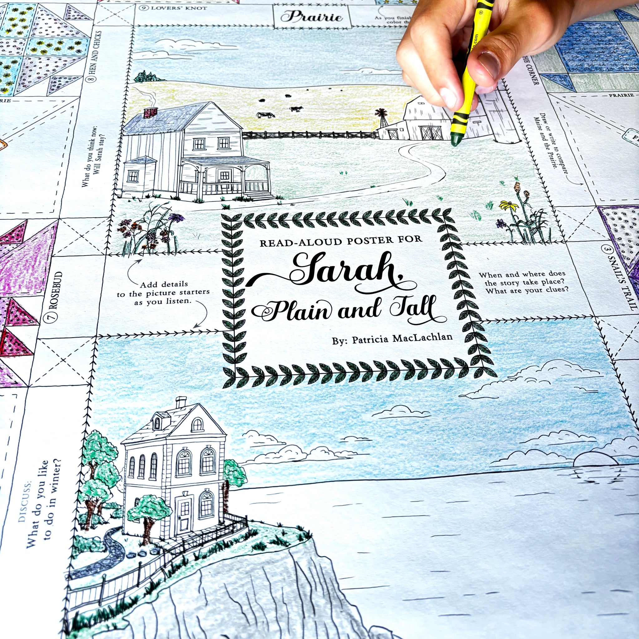 Sarah, Plain and Tall Read-Aloud Poster: Digital Download