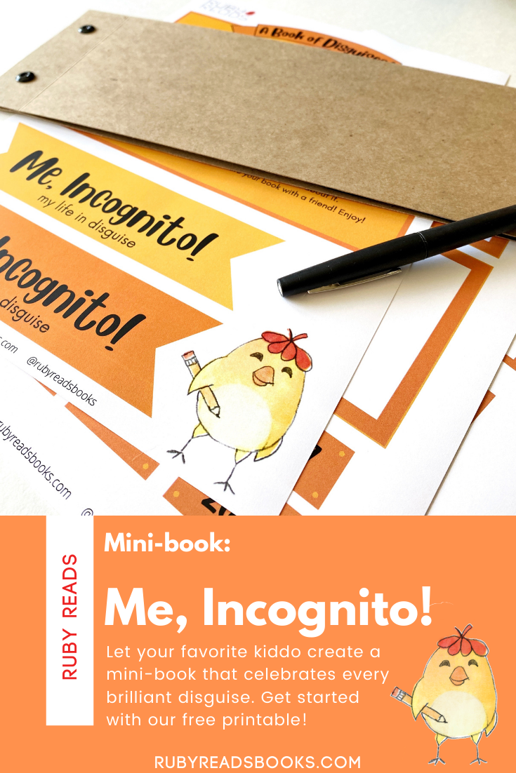 Mini Incon Book Minibook: Me, Incognito! | Ruby Reads