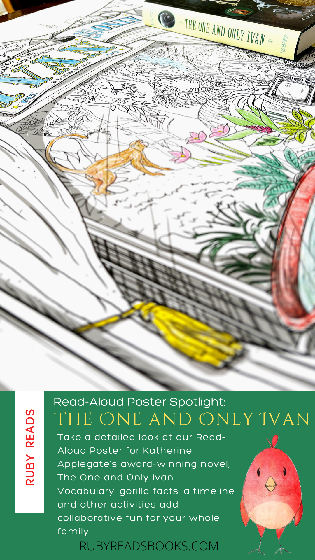Ruby Ivan Read-Aloud Poster Spotlight: The One and Only Ivan | Ruby Reads