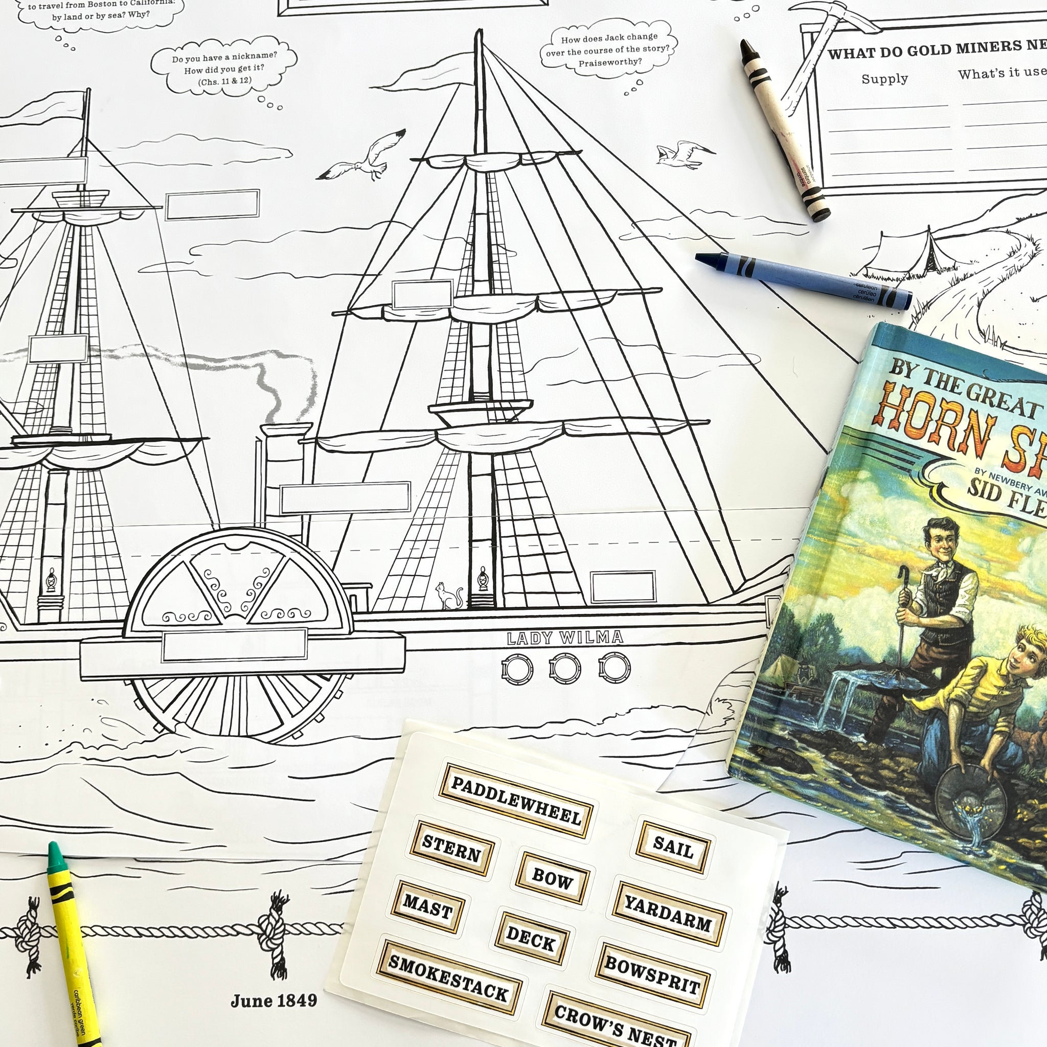 By the Great Horn Spoon! Read-Aloud Poster