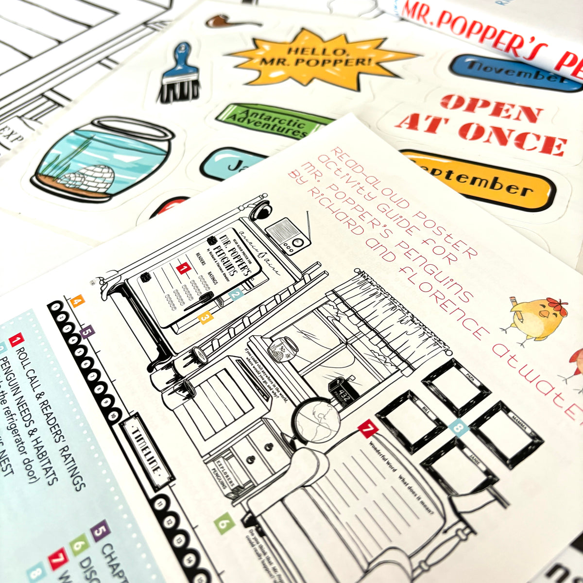 Mr. Popper’s Penguins ReadAloud Poster Ruby Reads Books