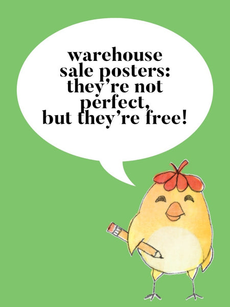 Warehouse Sale Poster