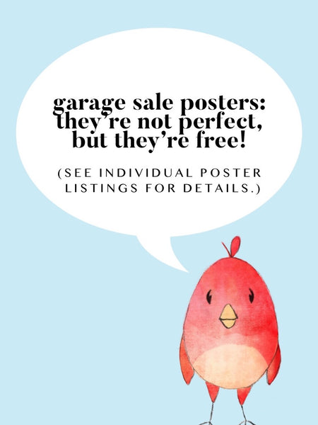 Garage Sale Poster