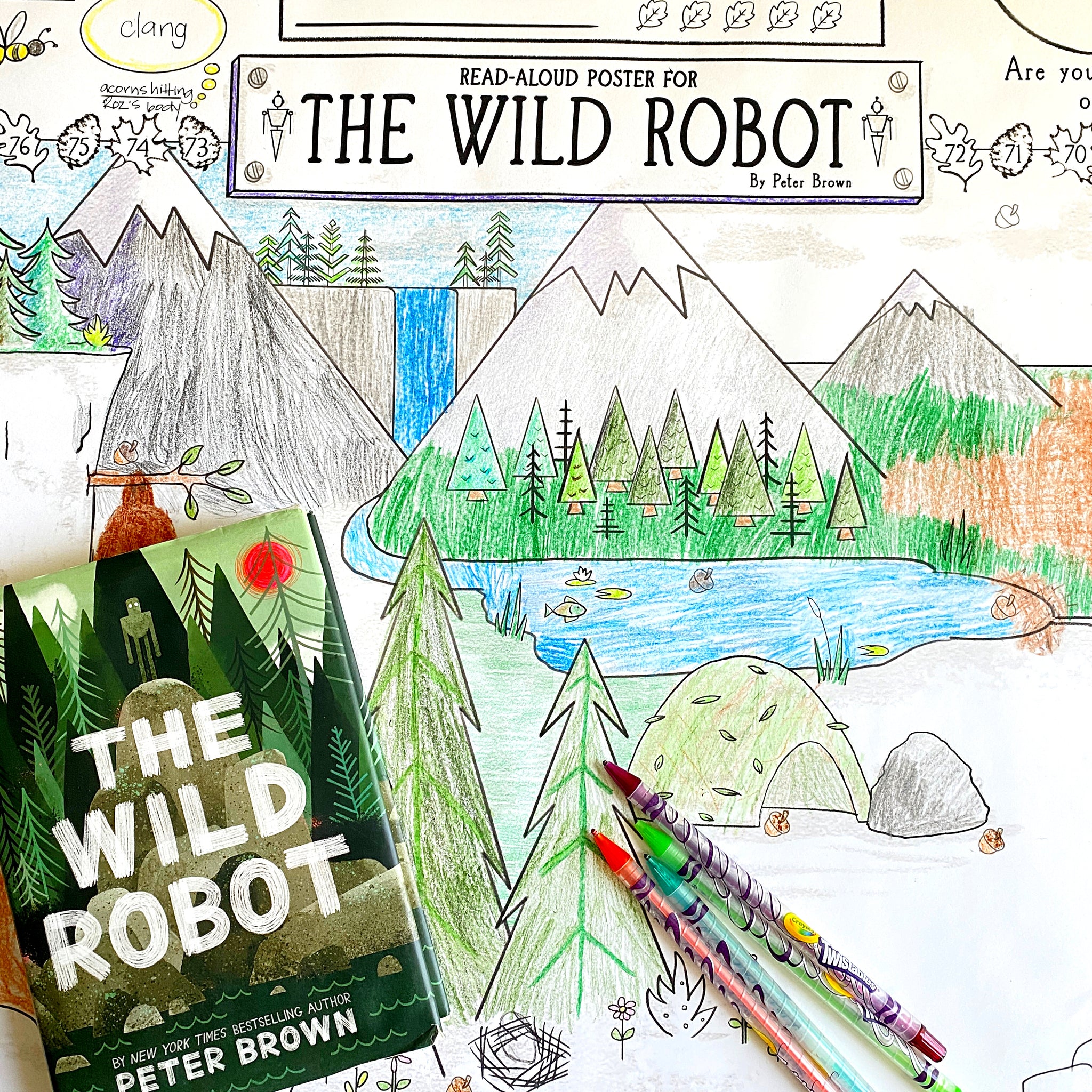 The Wild Robot Read-Aloud Poster Ruby Reads Books